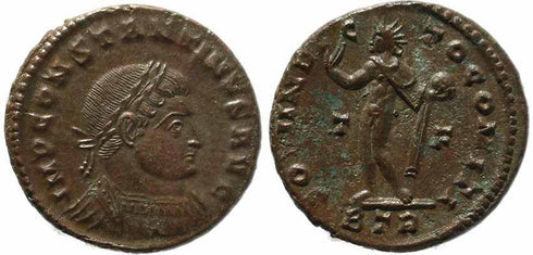 Roman coin of Constantine I - SOLI INVICTO COMITI - Treveri